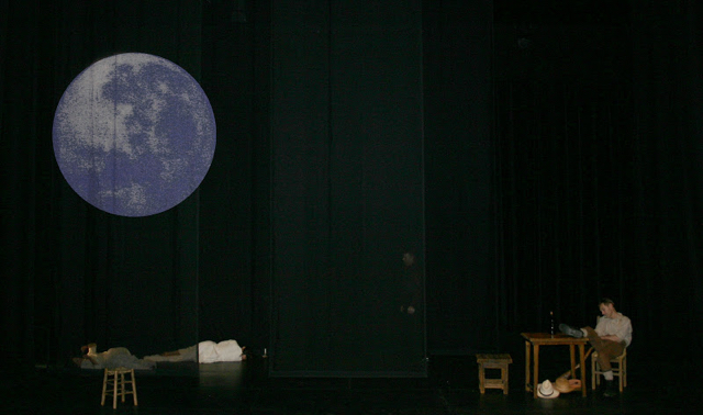 Dream Hunter, scene 9: Sampiero approaches the sleeping sisters